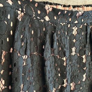 Octavia Black Lace Pencil Skirt